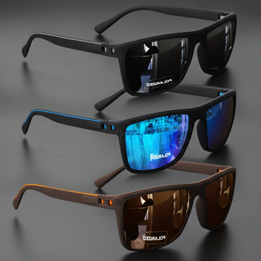 Dave™ | Stylish Square Polarized Sunglasses With UV400 Protection