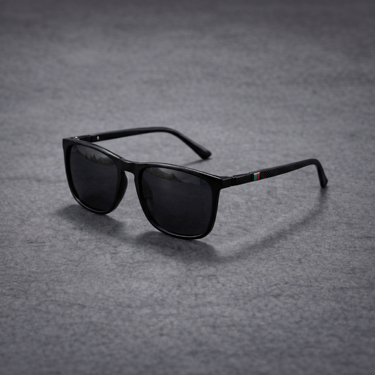 Rain™ | Classic Square Men’s Eyeglasses Lightweight Black Frame