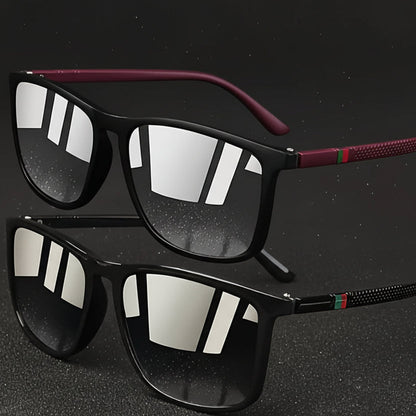 Rain™ | Classic Square Men’s Eyeglasses Lightweight Black Frame