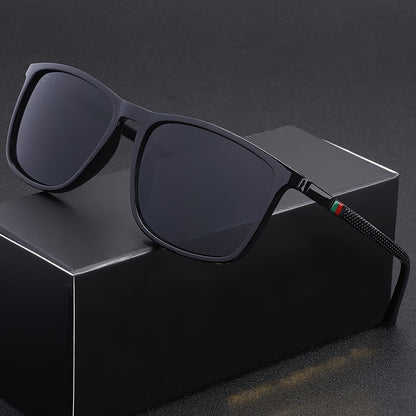 Rain™ | Classic Square Men’s Eyeglasses Lightweight Black Frame