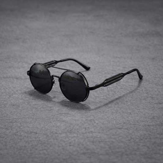 Loonie™ | Polarized Round Metal Sunglasses